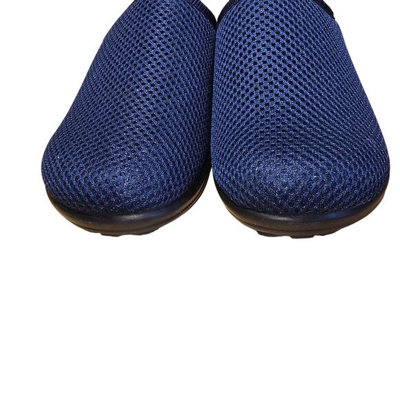 Fly Flot Clogs Blue Mesh SlipOn Slides Mules Made Italy Women Size 7.5 Worn 1x - Picture 4 of 8